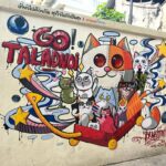 Talat Noi Street Art on a Wall in Bangkok